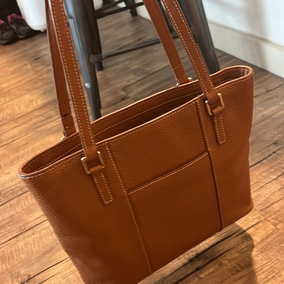 Dooney & Bourke Pebble Grain Lexington Small Leather Shopper, caramel - Picture 10 of 10